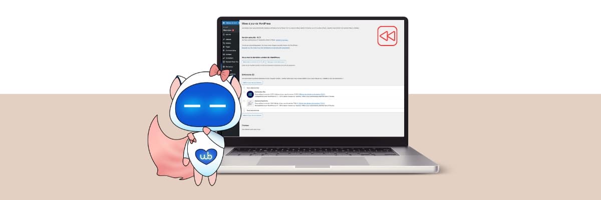 Comment annuler une mise à jour WordPress ?