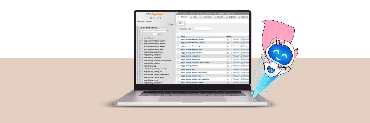 base de données wordpress