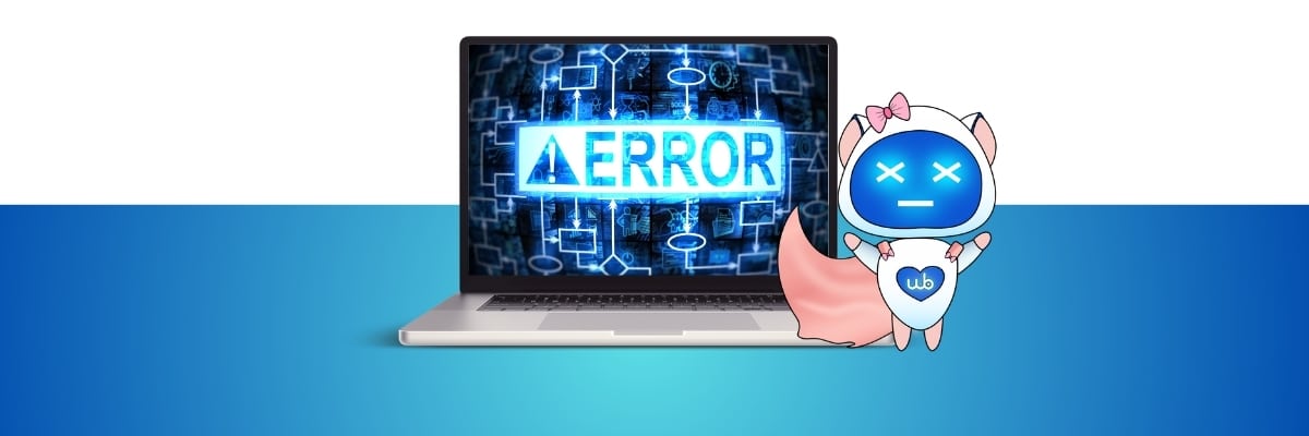 a laptop with a cartoon character