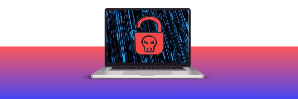 a laptop with a lock on the screen