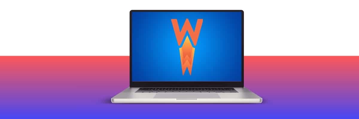 a laptop with a logo on the screen