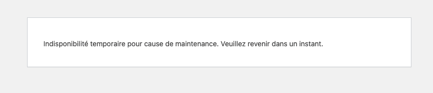 erreur-indisponibilite-temporaire-cause-maintenance-wordpress message erreur maintenance wordpress