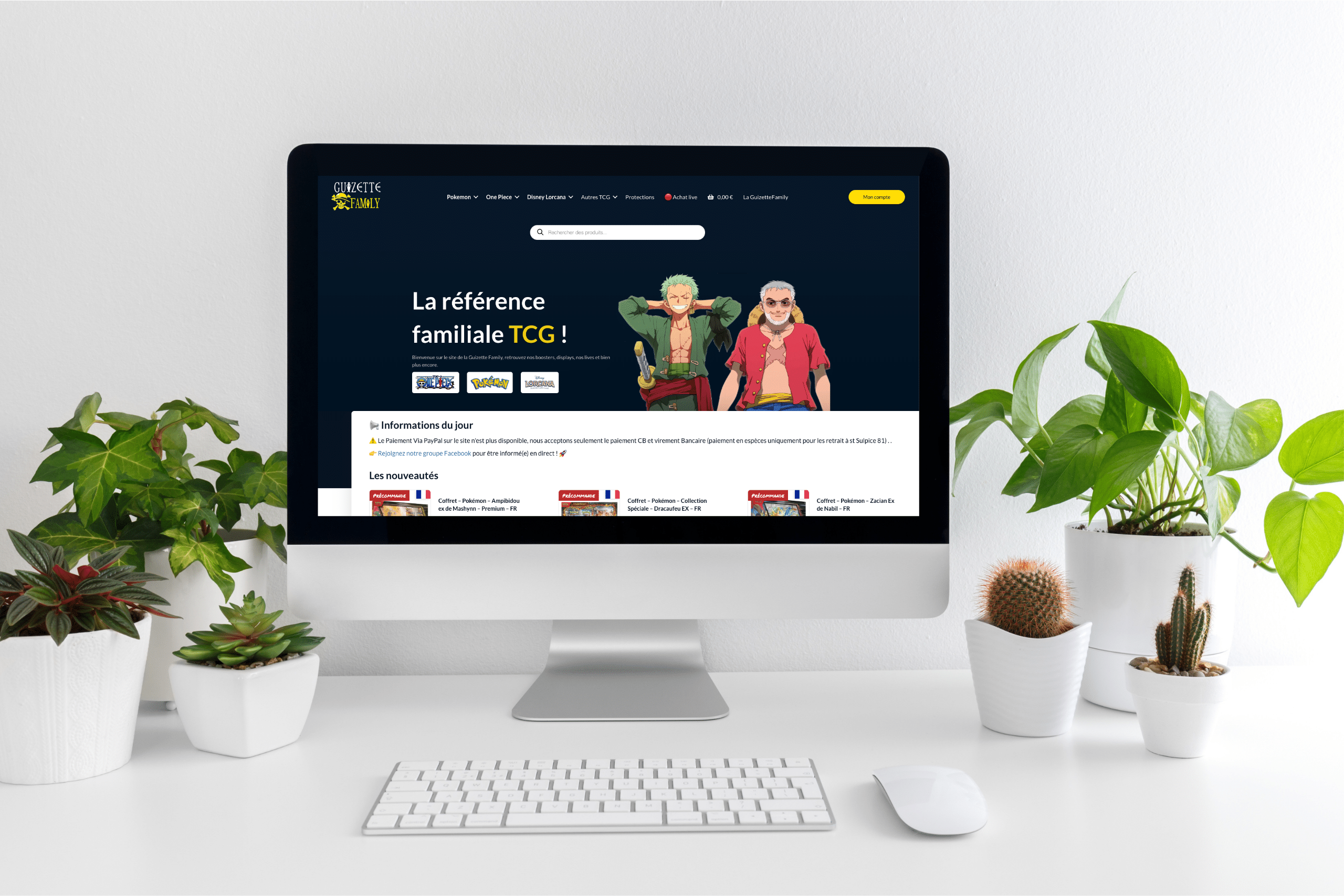 Mes clients : site web exemple sur mon portfolio