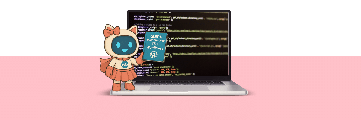ordinateur code mascotte guide webooste