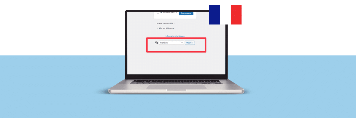 ordinateur portable drapeau francais