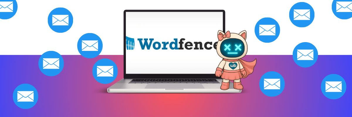 enveloppe ordinateur portable mascotte webooste logo worfence