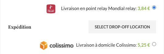 bouton packlink page commande