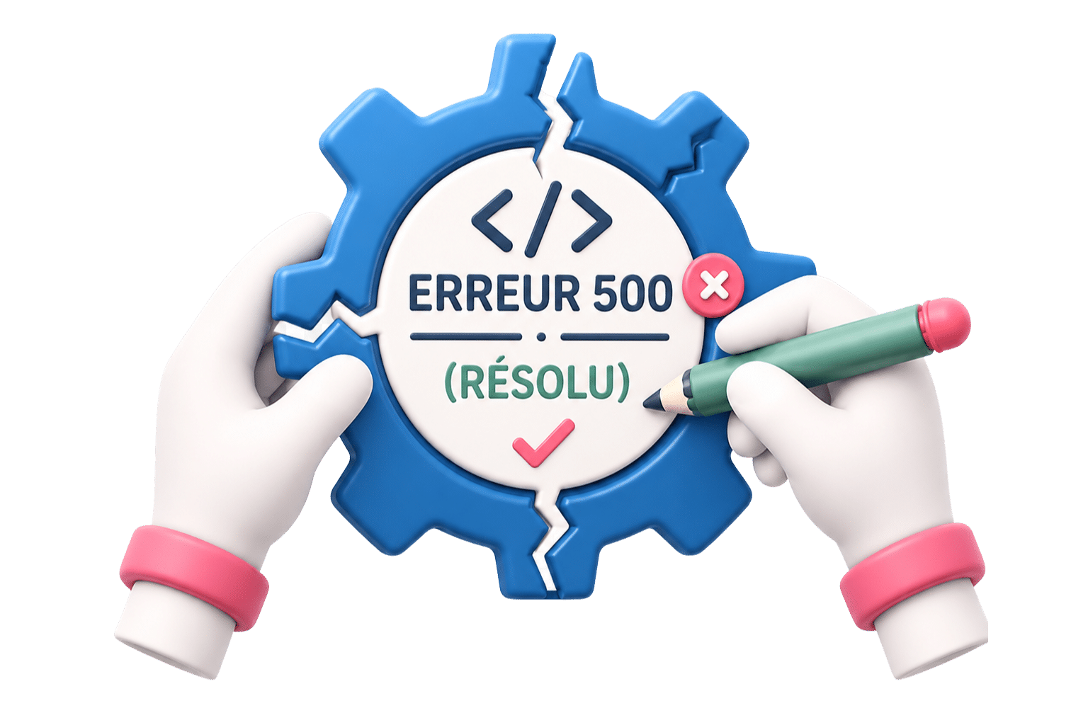 erreur 500 route maintenance wordpress